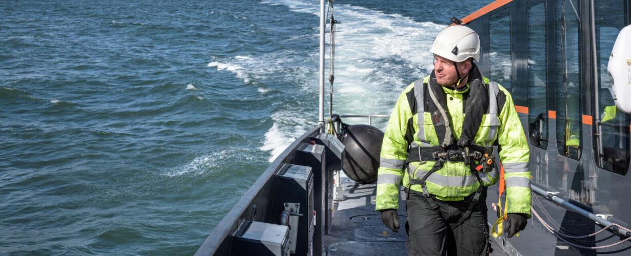 Man on boat